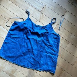Scalloped Tank Top